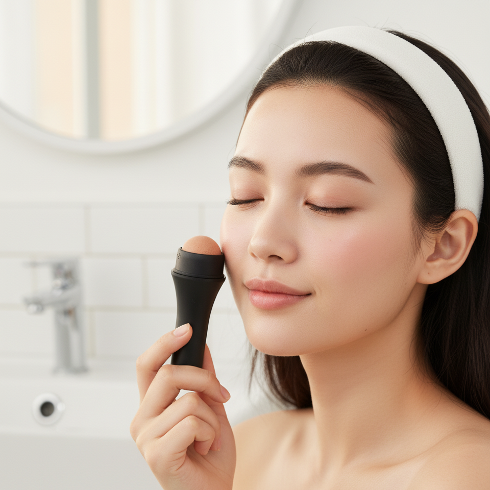 Oil volcanic absorbing roller