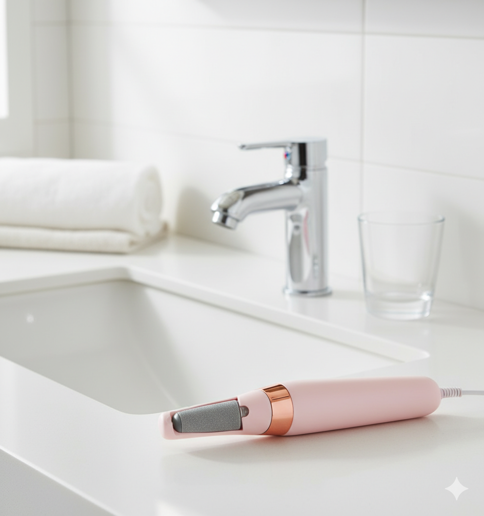 Lima de pies eléctrica